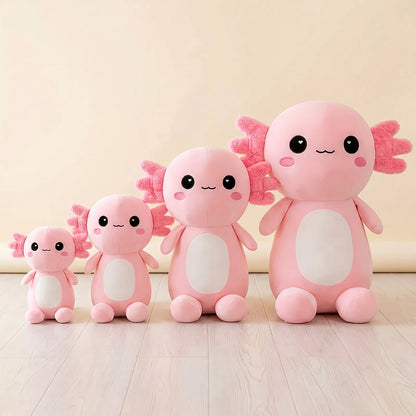 AxiPop axolotl plush sizes 25, 30, 40 and 50 cm